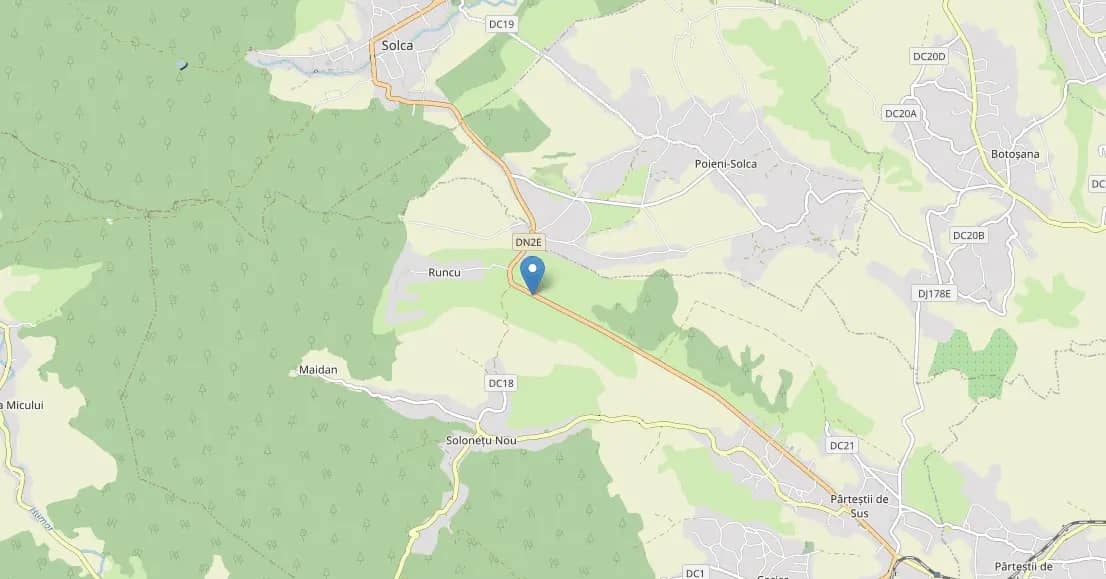 Locatie casuta de pe dealul cojocului